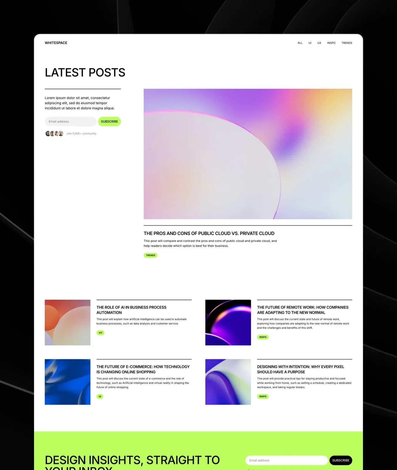 Ycode template